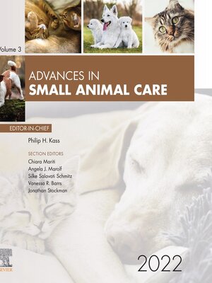 cover image of Advances in Small Animal Care, E-Book 2022
